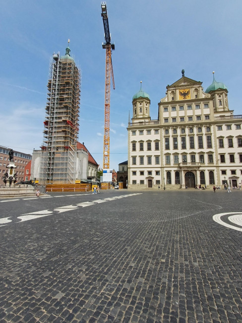 Hier findet das Friedensgebet statt.